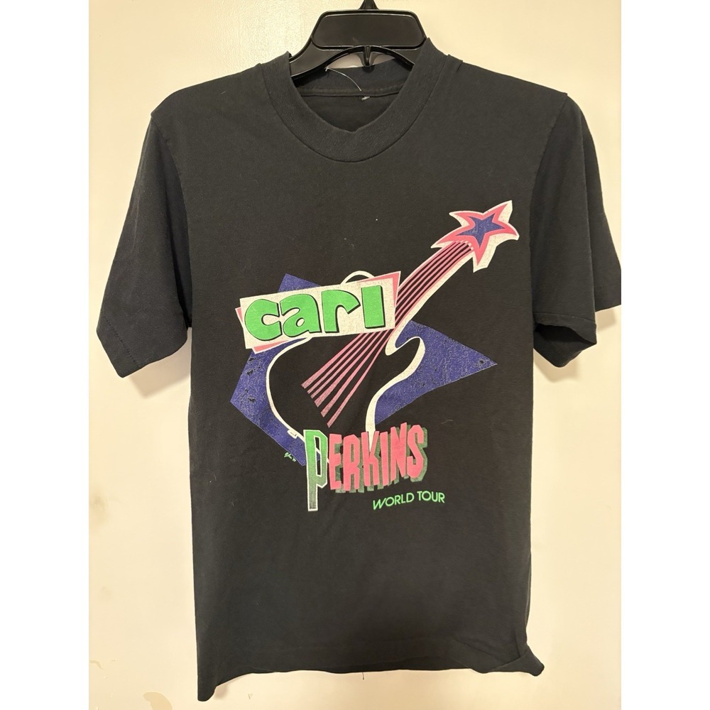 Vintage Carl Perkins World Tour T-shirt Size M